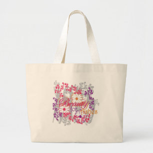 Schoonheid voor assen grote tote bag