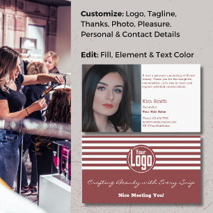 Schoonheid Voorbij Grenzen: Kapperszaak Bedankt Visitekaartje