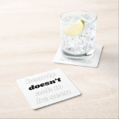 Schoonheid vraagt geen papieren Onderzetter (Insitu)