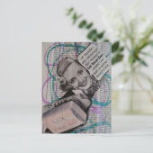 Schoonheid Vrouw Toiletzeep Collage Briefkaart (Staand voorkant)