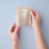 Schoonheid Wimpers Make-up Stylist Evenementenorga Flyer (Hand)