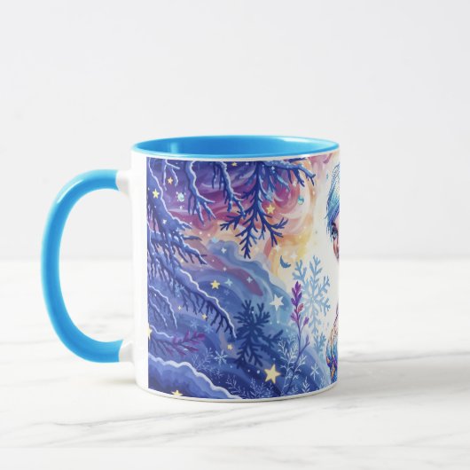 Schoonheid winter elf betoverde vorst koningin kun mok (Links)