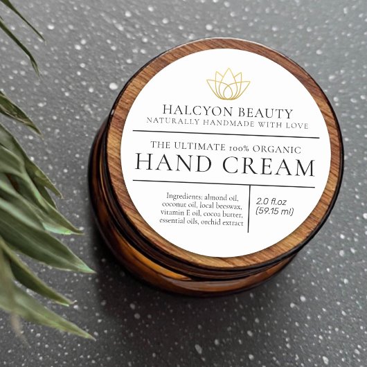 Schoonheid wit zwart product ingrediënt label