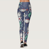 Schoonheid Zeemeermin Patroon broek Leggings (Achterkant)