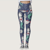Schoonheid Zeemeermin Patroon broek Leggings (Voorkant)