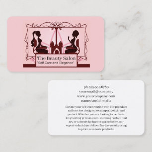 Schoonheid Zelfzorg Salon   Manicure   Pedicure Visitekaartje