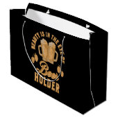 Schoonheid Zit In Het Oog van Bierhouder Groot Cadeauzakje (Achterkant Gekanteld)
