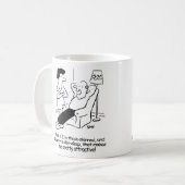Schoonheid zit 'm in de huid koffiemok (Voorkant links)