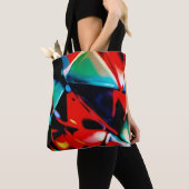 Schoonheidige Kleurenbende Tote Bag (Dichtbij)