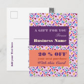 Schoonheidsaccessoires schoonheidsspecialiste & ka briefkaart (Voorkant / Achterkant)