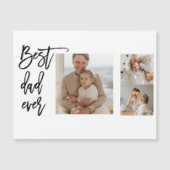 Schoonheidscollage Foto Beste Papa Ooit Cadeau (Voorkant)