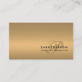 Schoonheidsconsulent Faux Gold Visitekaartje (Voorkant)