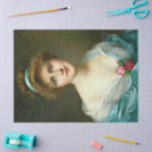 schoonheidsdame groene dress ontkoppeling tissuepapier (Craft)