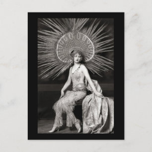  schoonheidsdekte danseres briefkaart