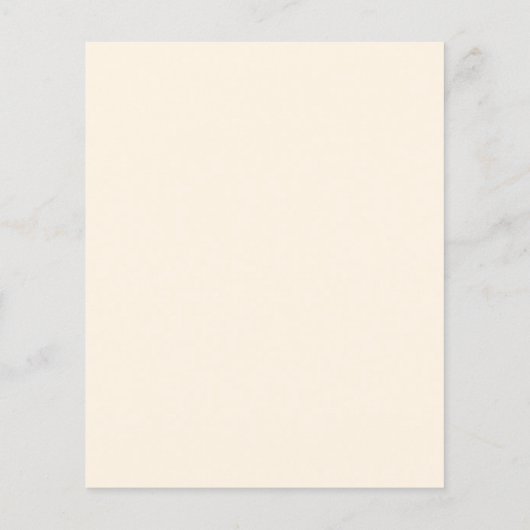 Schoonheidsdienst Prijslijst Flyer - Minimalistisc (Achterkant)