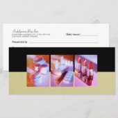 Schoonheidsdiploma's of estheticisten (Voorkant / Achterkant)