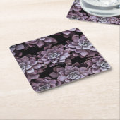 Schoonheidsgetrouwe zoogdierachtige planten kartonnen onderzetters (Schuin)