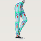 schoonheidsgroen met zwarte haren leggings (Rechts)