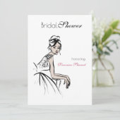  Schoonheidsillustratie Vrijgezellenfeest Kaart (Staand voorkant)