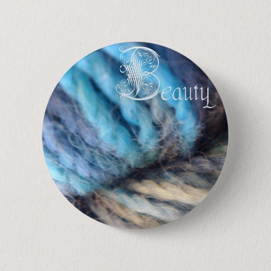schoonheidsknop, kijkglas ronde button 5,7 cm (Voorkant)