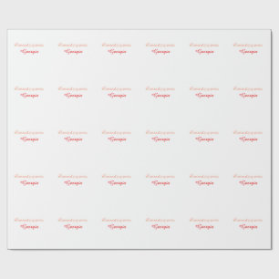 Schoonheidskoningin hashtag licht rood voeg naam m cadeaupapier