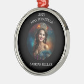 Schoonheidskoningin Kerst Ornament (Links)