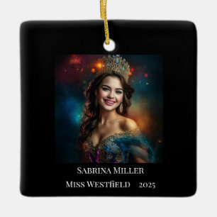 Schoonheidskoningin Kerst Ornament