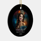 Schoonheidskoningin Kerst Ornament (Rechts)
