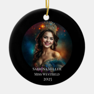 Schoonheidskoningin Kerst Ornament