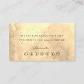 Schoonheidslogo | Haar en Make-up Klantenkaartje (Achterkant)