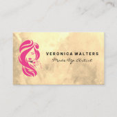 Schoonheidslogo | Haar en Make-up Klantenkaartje (Voorkant)