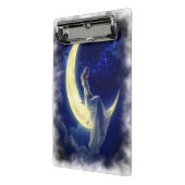 schoonheidsmeisje op maan Mini Klembord (Angled2)