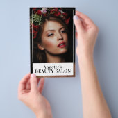 Schoonheidsmeisjesmodel Flyer (Hand)