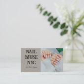Schoonheidsmerk voor nagelstudio, Spa, Make-up Visitekaartje (Staand voorkant)