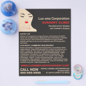 Schoonheidsmodel, plastische chirurg, plastische c flyer (Enkel)