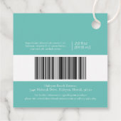 Schoonheidsproduct aqua ingrediënt barcode label l (Achterkant)