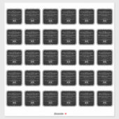 Schoonheidsproduct Ingrediënten 2-inch Sticker 30x (Vel)