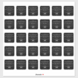 Schoonheidsproduct Ingrediënten 2 inch Sticker 30x