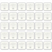 Schoonheidsproduct Ingrediënten 2 inch sticker 30x (Voorkant)