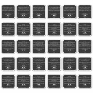 Schoonheidsproduct Ingrediënten 5 cm Sticker 30x