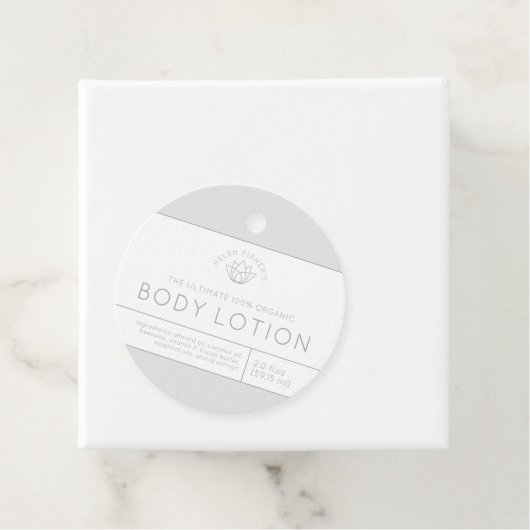 Schoonheidsproduct ingrediënten mono lotus label (In situ)