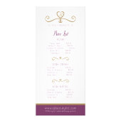 Schoonheidsproduct prijslijst en bestelfolder reclamekaart (Voorkant)