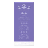 Schoonheidsproduct prijslijst en bestelfolder reclamekaart (Voorkant)