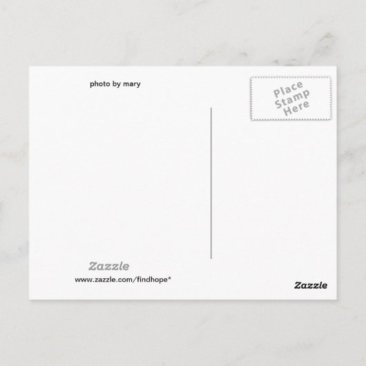 schoonheidsproducten briefkaart (Achterkant)