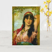 Schoonheidsproducten Kaart (Gele Bloem)