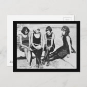 Schoonheidsprogramma's zwemmen op een pier briefkaart (Voorkant / Achterkant)