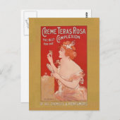  schoonheidsreclame briefkaart (Voorkant / Achterkant)