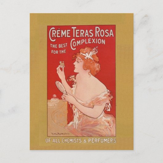  schoonheidsreclame briefkaart (Voorkant)