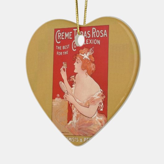  schoonheidsreclame keramisch ornament (Links)