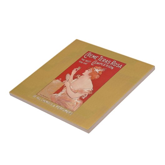  schoonheidsreclame tegeltje (Zijkant)